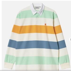 Carhartt WIP Men's Striped Polo Shirt - Multicolor